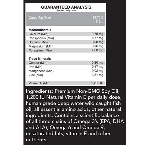 omega xl ingredients quality.